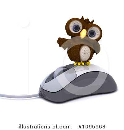 Royalty-Free (RF) Owl Clipart Illustration by KJ Pargeter - Stock Sample #1095968