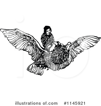 Royalty-Free (RF) Owl Clipart Illustration by Prawny Vintage - Stock Sample #1145921