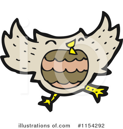 Royalty-Free (RF) Owl Clipart Illustration by lineartestpilot - Stock Sample #1154292
