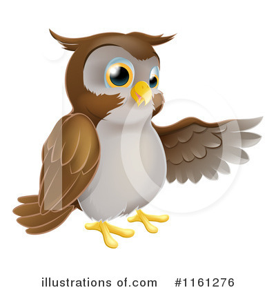 Royalty-Free (RF) Owl Clipart Illustration by AtStockIllustration - Stock Sample #1161276