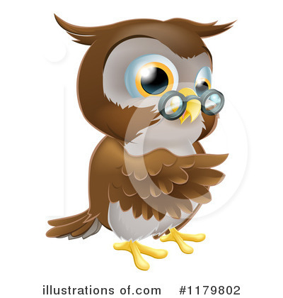 Royalty-Free (RF) Owl Clipart Illustration by AtStockIllustration - Stock Sample #1179802