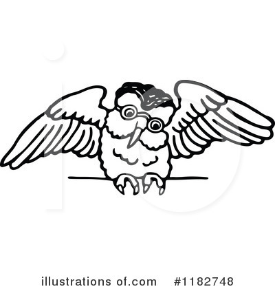 Royalty-Free (RF) Owl Clipart Illustration by Prawny - Stock Sample #1182748