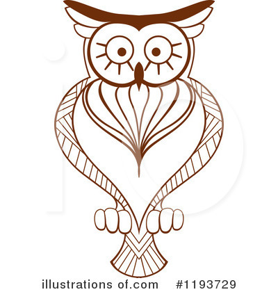 Owl Clipart #1193729 by Vector Tradition SM