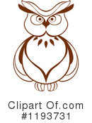 Owl Clipart #1193731 by Vector Tradition SM