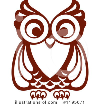 Royalty-Free (RF) Owl Clipart Illustration by Vector Tradition SM - Stock Sample #1195071