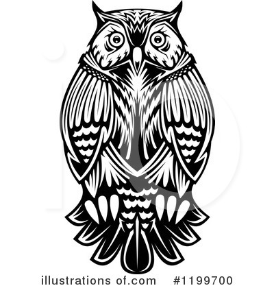 Owl Clipart #1199700 by Vector Tradition SM