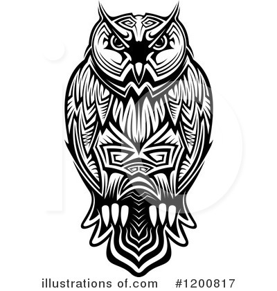 Royalty-Free (RF) Owl Clipart Illustration by Vector Tradition SM - Stock Sample #1200817