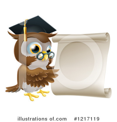 Royalty-Free (RF) Owl Clipart Illustration by AtStockIllustration - Stock Sample #1217119