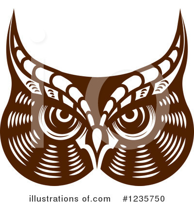 Royalty-Free (RF) Owl Clipart Illustration by Vector Tradition SM - Stock Sample #1235750