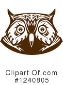 Owl Clipart #1240805 by Vector Tradition SM
