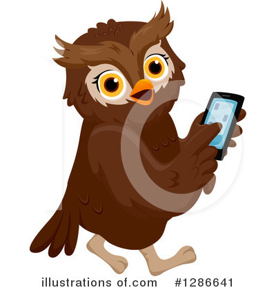 Royalty-Free (RF) Owl Clipart Illustration by BNP Design Studio - Stock Sample #1286641
