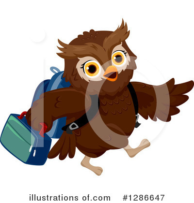 Royalty-Free (RF) Owl Clipart Illustration by BNP Design Studio - Stock Sample #1286647