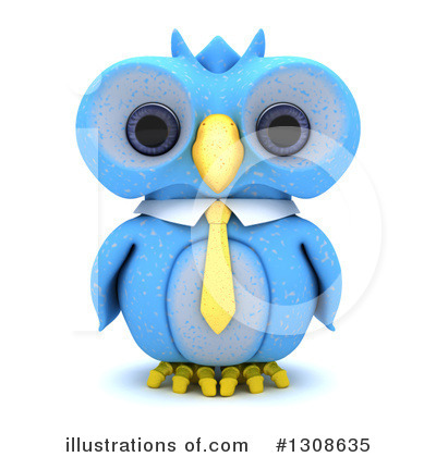 Royalty-Free (RF) Owl Clipart Illustration by KJ Pargeter - Stock Sample #1308635
