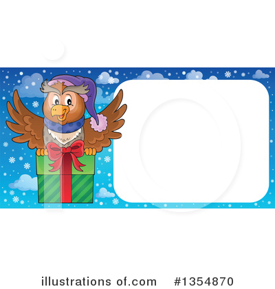 Royalty-Free (RF) Owl Clipart Illustration by visekart - Stock Sample #1354870