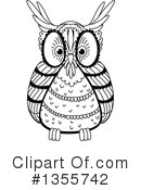 Owl Clipart #1355742 by Vector Tradition SM