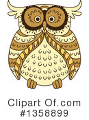 Owl Clipart #1358899 by Vector Tradition SM