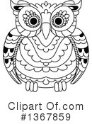 Owl Clipart #1367859 by Vector Tradition SM