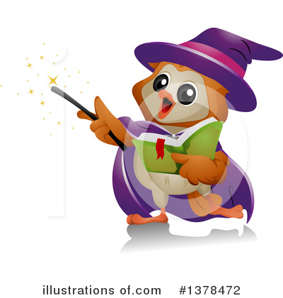 Royalty-Free (RF) Owl Clipart Illustration by BNP Design Studio - Stock Sample #1378472
