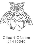 Owl Clipart #1410340 by Vector Tradition SM