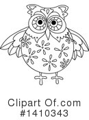 Owl Clipart #1410343 by Vector Tradition SM