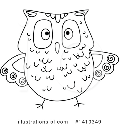 Royalty-Free (RF) Owl Clipart Illustration by Vector Tradition SM - Stock Sample #1410349