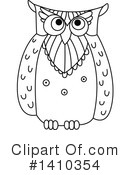 Owl Clipart #1410354 by Vector Tradition SM