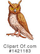 Owl Clipart #1421183 by Vector Tradition SM