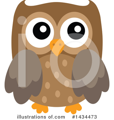 Royalty-Free (RF) Owl Clipart Illustration by visekart - Stock Sample #1434473