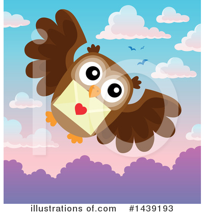 Royalty-Free (RF) Owl Clipart Illustration by visekart - Stock Sample #1439193