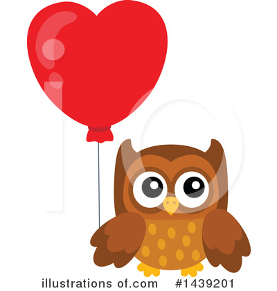 Royalty-Free (RF) Owl Clipart Illustration by visekart - Stock Sample #1439201