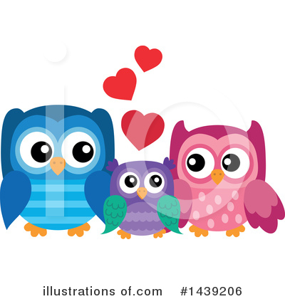 Royalty-Free (RF) Owl Clipart Illustration by visekart - Stock Sample #1439206
