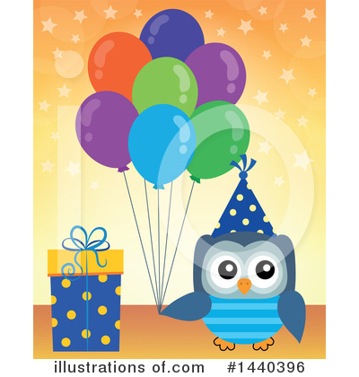 Royalty-Free (RF) Owl Clipart Illustration by visekart - Stock Sample #1440396