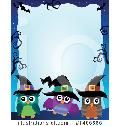 Royalty-Free (RF) Owl Clipart Illustration by visekart - Stock Sample #1466886