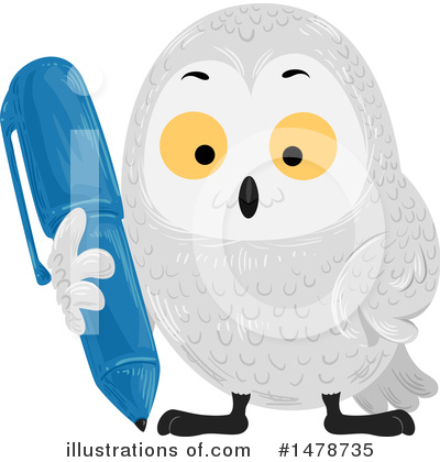 Royalty-Free (RF) Owl Clipart Illustration by BNP Design Studio - Stock Sample #1478735