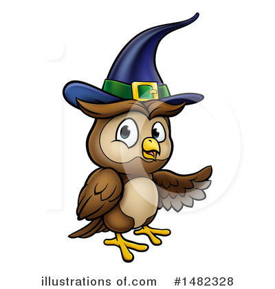 Royalty-Free (RF) Owl Clipart Illustration by AtStockIllustration - Stock Sample #1482328