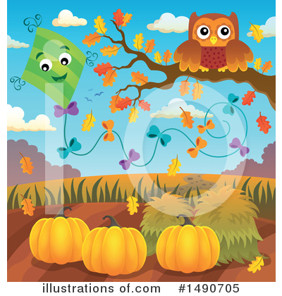 Royalty-Free (RF) Owl Clipart Illustration by visekart - Stock Sample #1490705