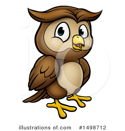 Royalty-Free (RF) Owl Clipart Illustration by AtStockIllustration - Stock Sample #1498712