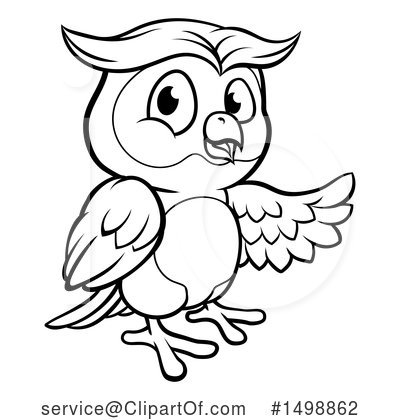 Royalty-Free (RF) Owl Clipart Illustration by AtStockIllustration - Stock Sample #1498862