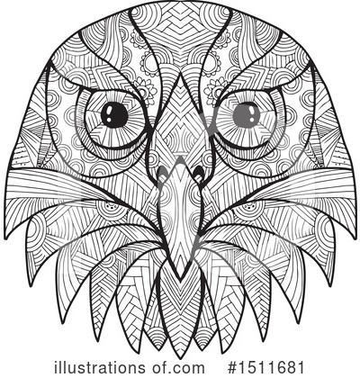 Royalty-Free (RF) Owl Clipart Illustration by patrimonio - Stock Sample #1511681