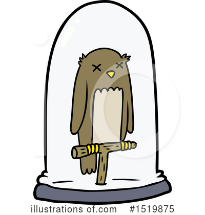Royalty-Free (RF) Owl Clipart Illustration by lineartestpilot - Stock Sample #1519875