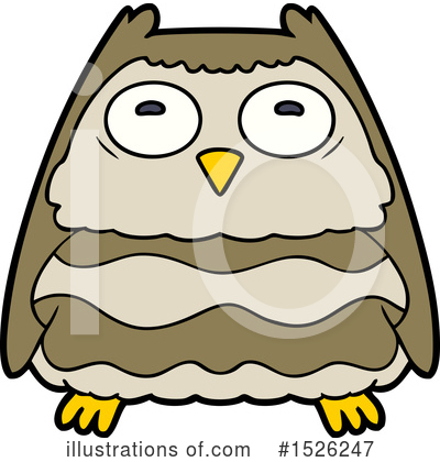 Royalty-Free (RF) Owl Clipart Illustration by lineartestpilot - Stock Sample #1526247