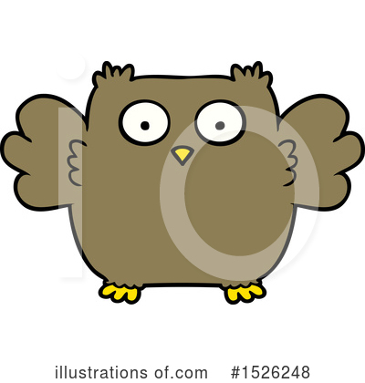 Royalty-Free (RF) Owl Clipart Illustration by lineartestpilot - Stock Sample #1526248