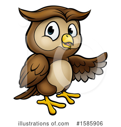 Royalty-Free (RF) Owl Clipart Illustration by AtStockIllustration - Stock Sample #1585906