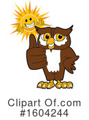 Owl Clipart #1604244 by Mascot Junction