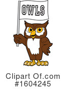Owl Clipart #1604245 by Mascot Junction
