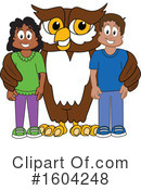 Owl Clipart #1604248 by Mascot Junction