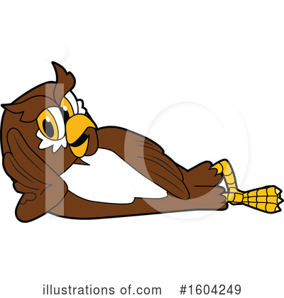 Royalty-Free (RF) Owl Clipart Illustration by Mascot Junction - Stock Sample #1604249