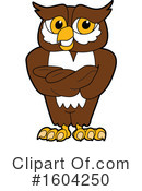 Owl Clipart #1604250 by Mascot Junction