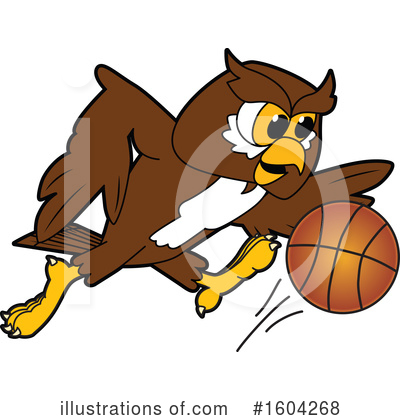 Royalty-Free (RF) Owl Clipart Illustration by Mascot Junction - Stock Sample #1604268