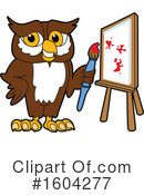 Owl Clipart #1604277 by Mascot Junction